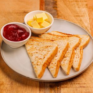 Buttered Toast & jam | توست بالزبده والمربى